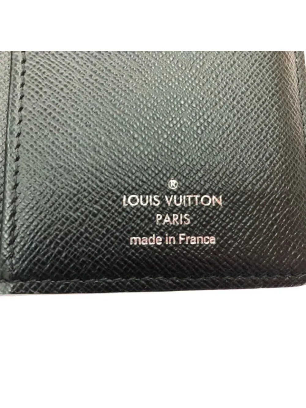 Louis Vuitton Long Bifold Wallet Damier Portefeuille Brazza Black
